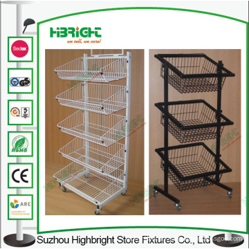 Promotional Wire Mesh Stacking Display Rack